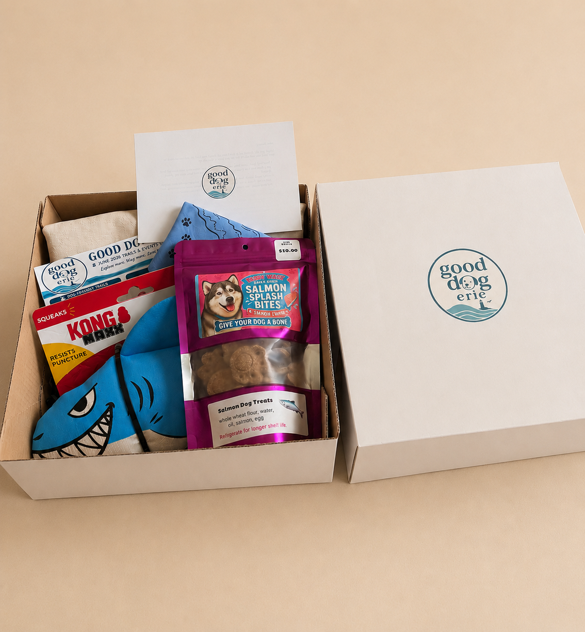 The June Lake Days box and everything inside it